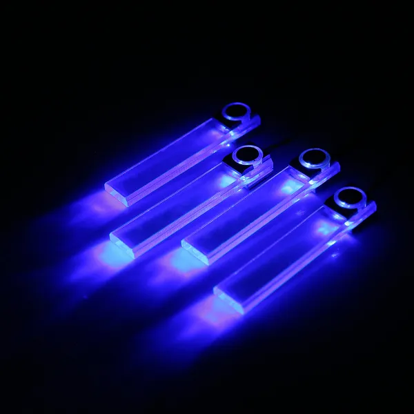 Charge voiture 4Pcs intérieur LED atmosphère voiture légère