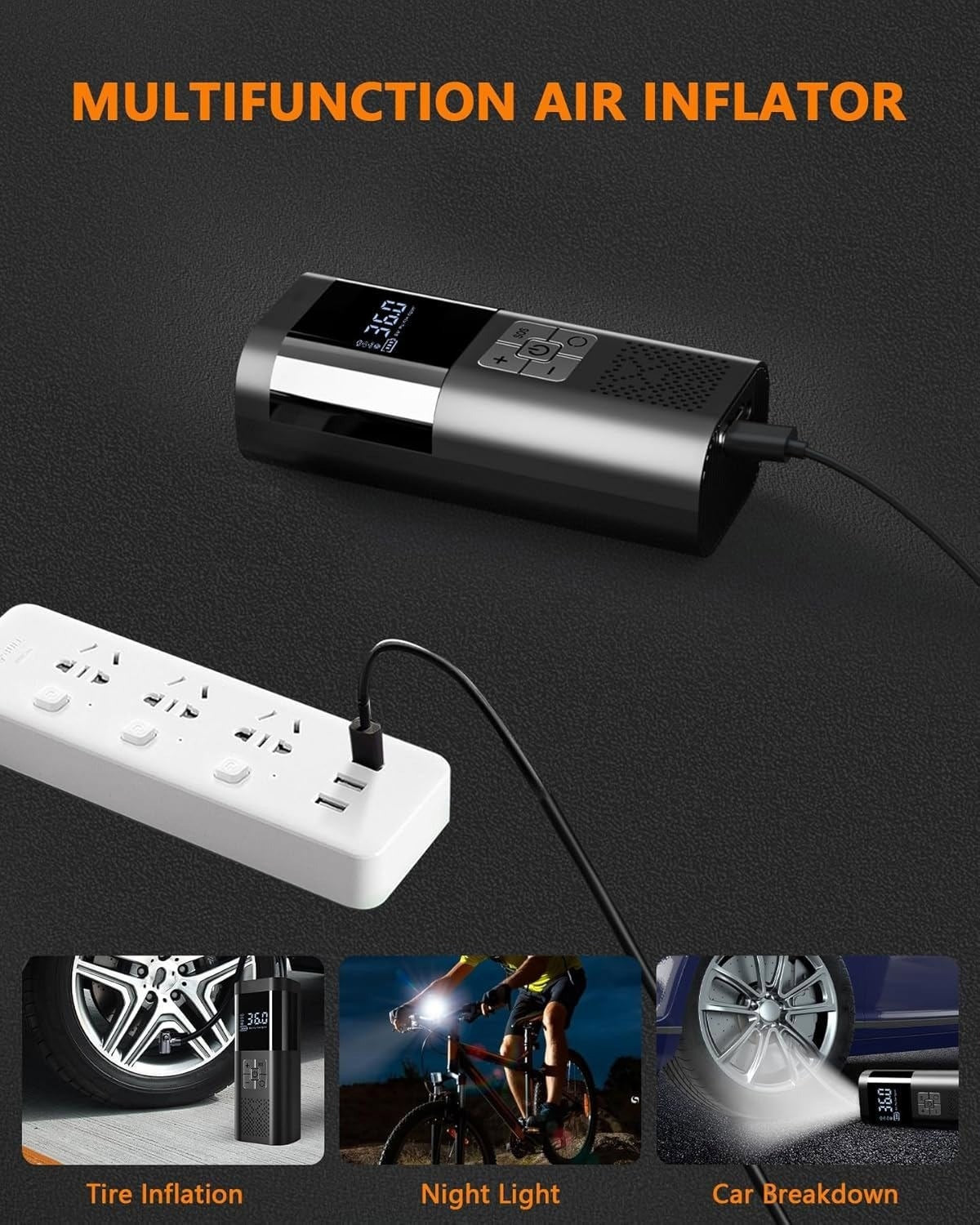 Compresseur d'air portable pour motos
