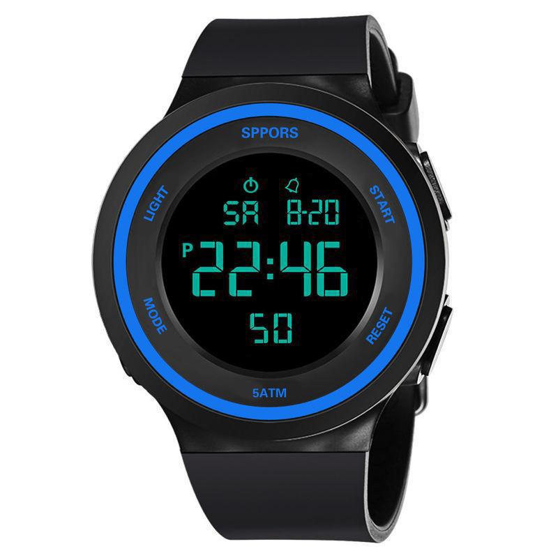Montre électronique sport multifonction grand écran