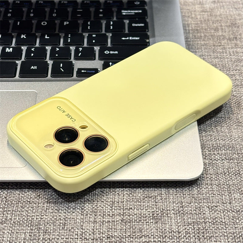 Boîtier liquide anti-goutte tout inclus avec une grande fenêtre de visualisation pour téléphones