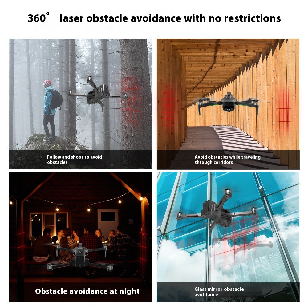 Three-axis obstacle avoidance 4K HD UAV