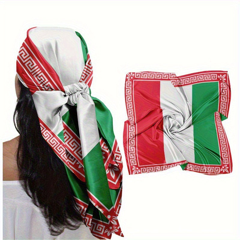 Enveloppe de tête de bandeau d'écharpe carrée polyvalente