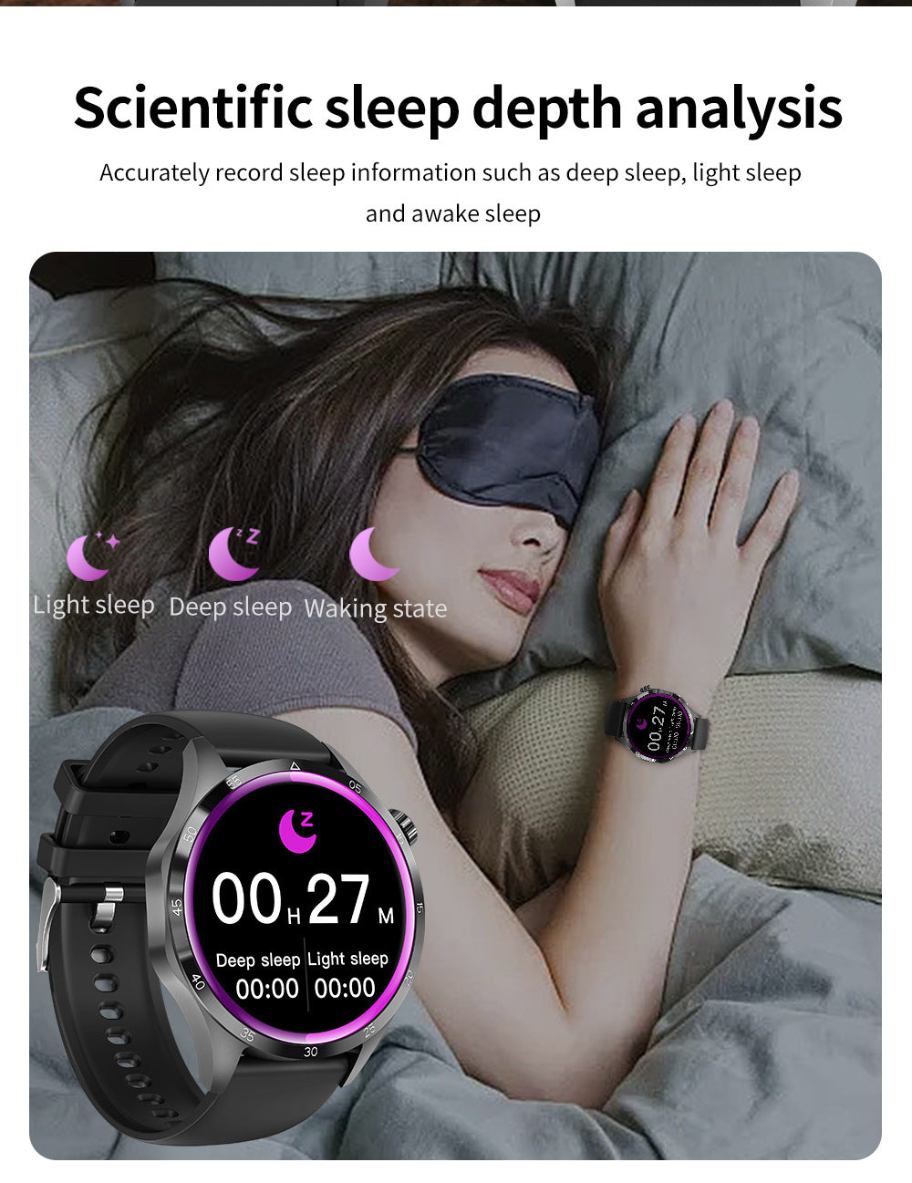 Sport Smart Watch Bluetooth appel étanche