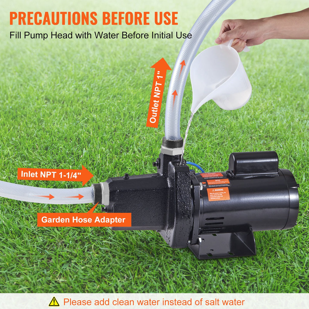 1.5 HP pulvérisateur de fonte/pompe d'irrigation