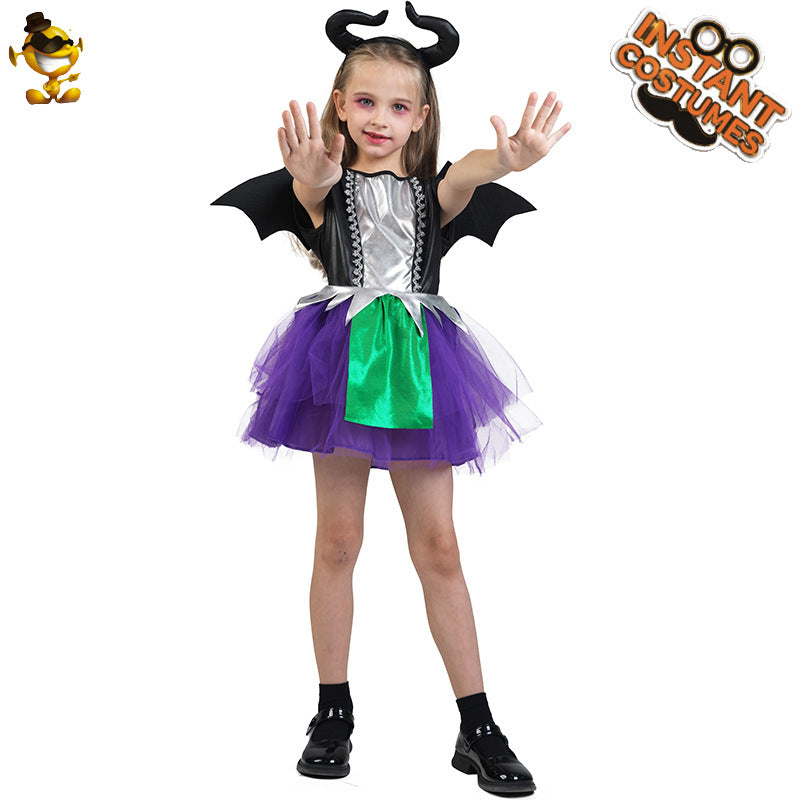 Halloween Enfants Déguisement diable scène performance Outfit