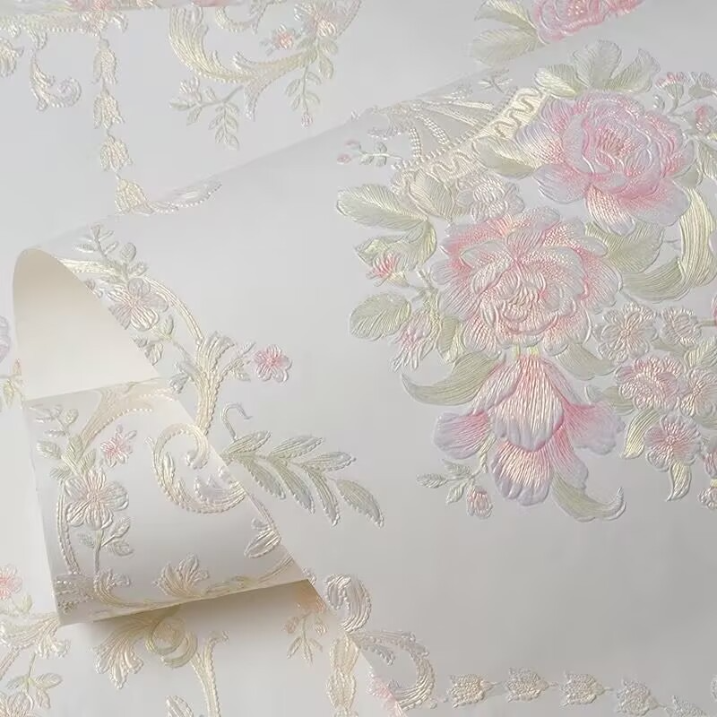 3D Peel Embossé et papier peint bâton pour les murs
