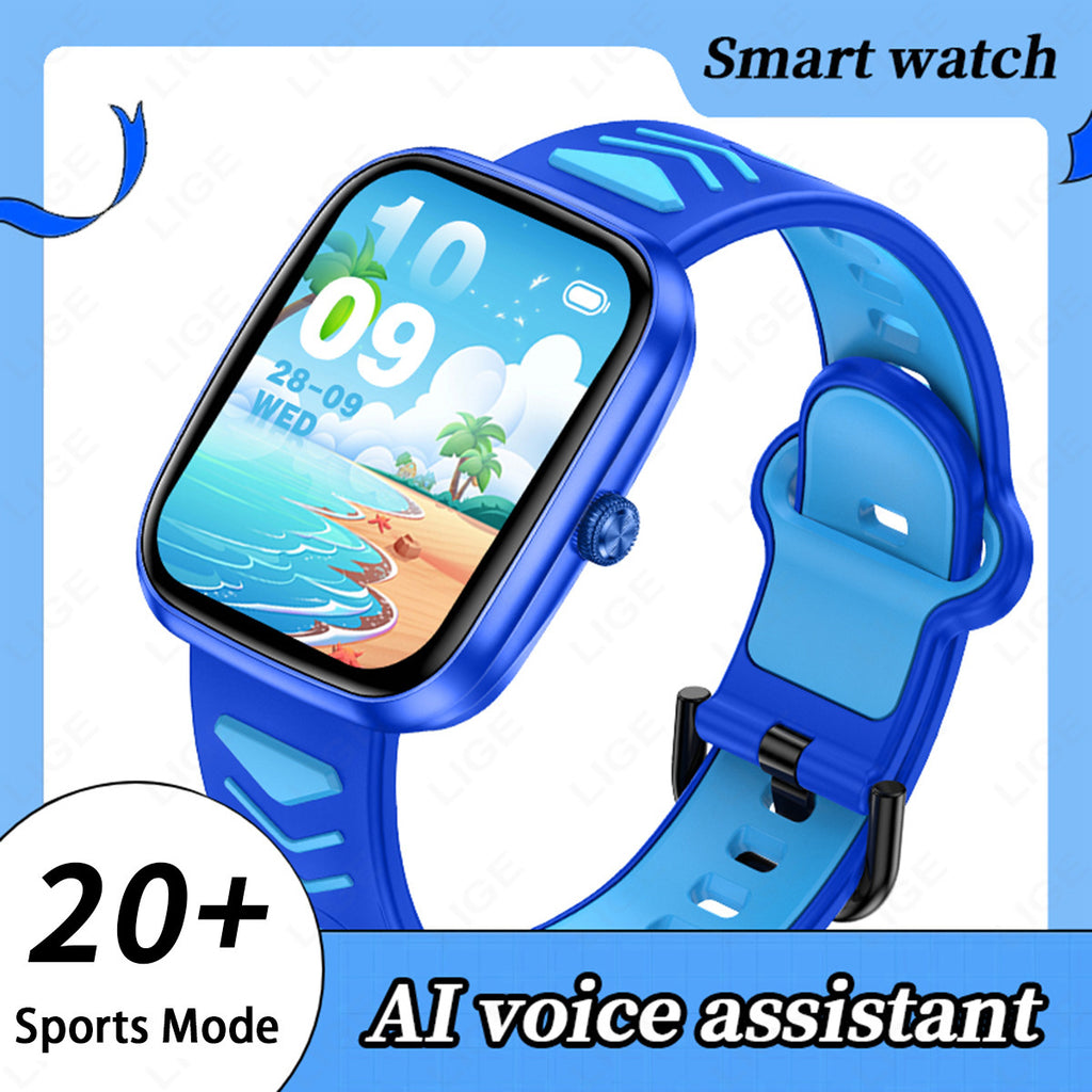 Bluetooth appelant la détection du sommeil montre intelligente multifonction pour les enfants pour les étudiants et