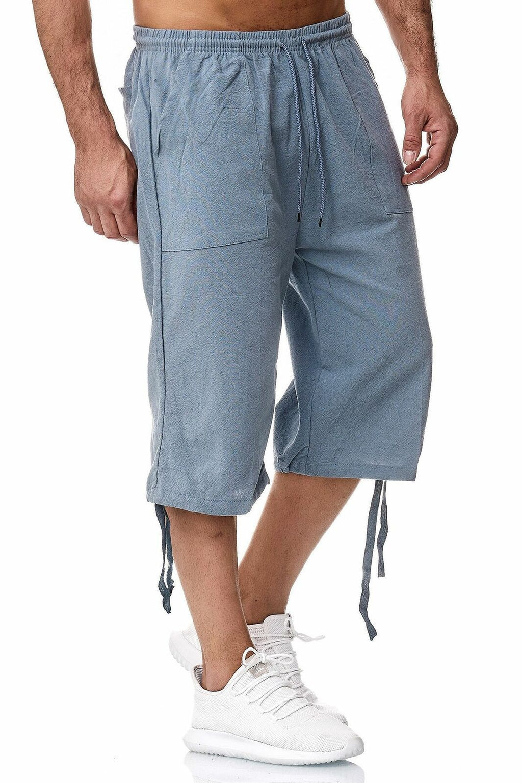 Pantalon de sport casual de coton et de coton d'été Linge de maison croped Casual P