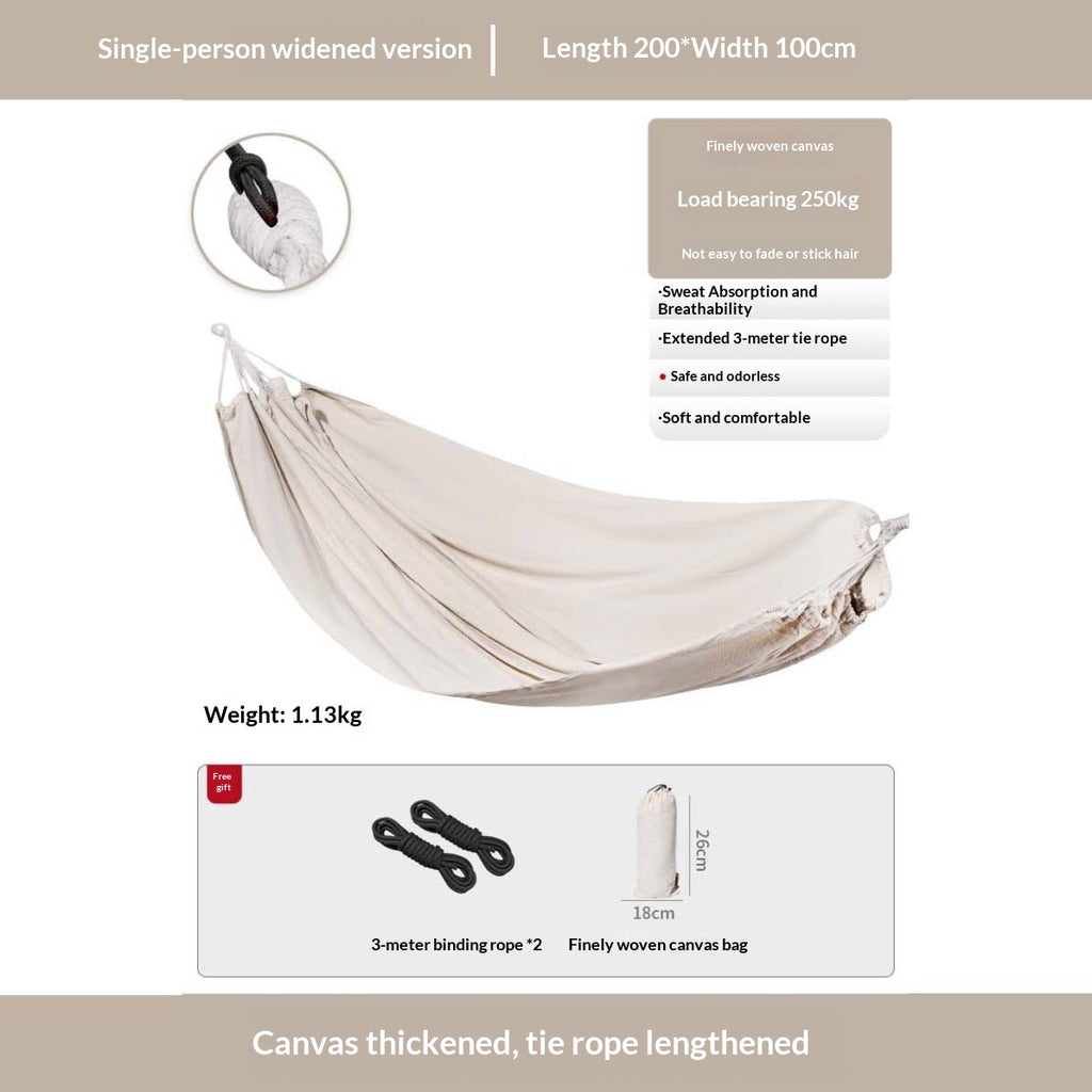 Thickened inner canvas for leisure