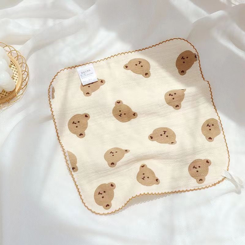 Fil de coton Baby Serviette visage Lait Serviette Bébé Nourrissant Serviette Salive mouchoir