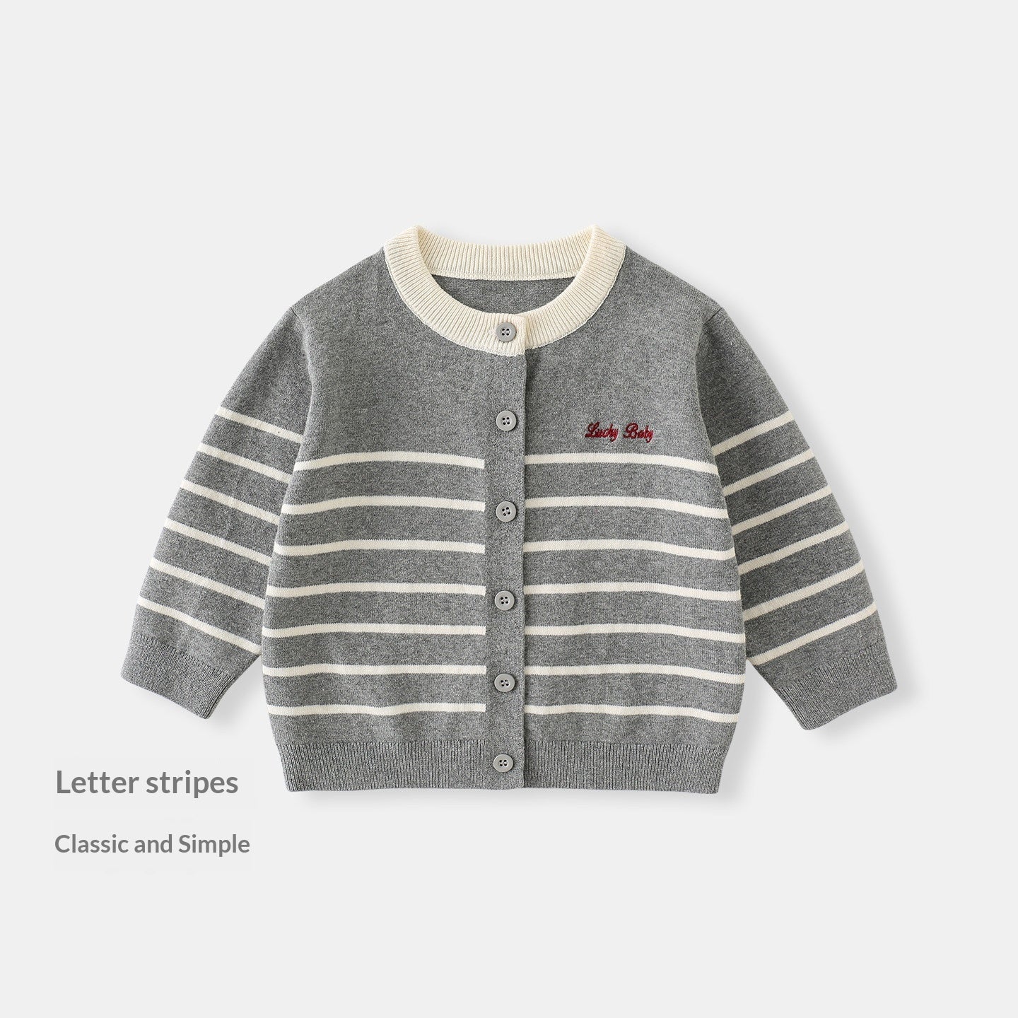 Chandail pour bébé Chemise tricotée pour bébé garçon