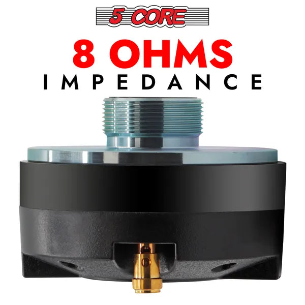 5 Core Compression Driver Titanium Voice Coil 200W Peak Audio Horn Speaker Tweeter System
