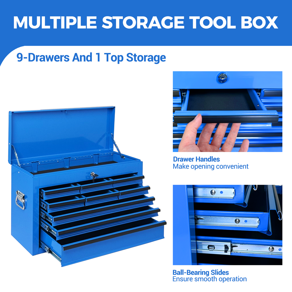 Boîte à outils en métal lourd