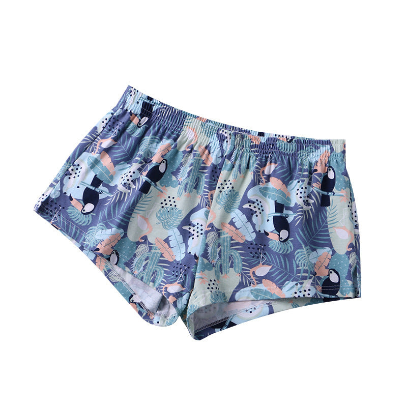 Sous-vêtements pour hommes Boxers imprimés en coton