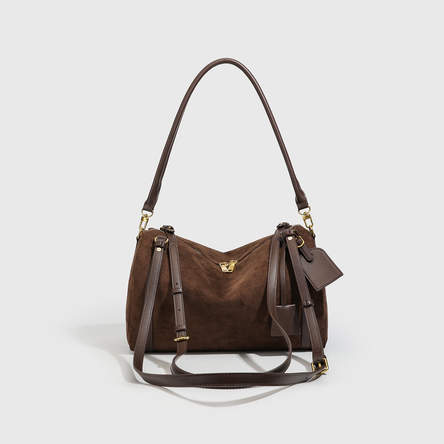 Stylish Minimalist Sac d'oreiller mat-fini Grande capacité pour les femmes