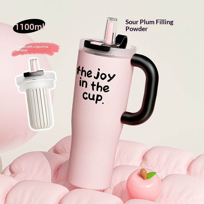Insulated double-wall stainless steel water bottle