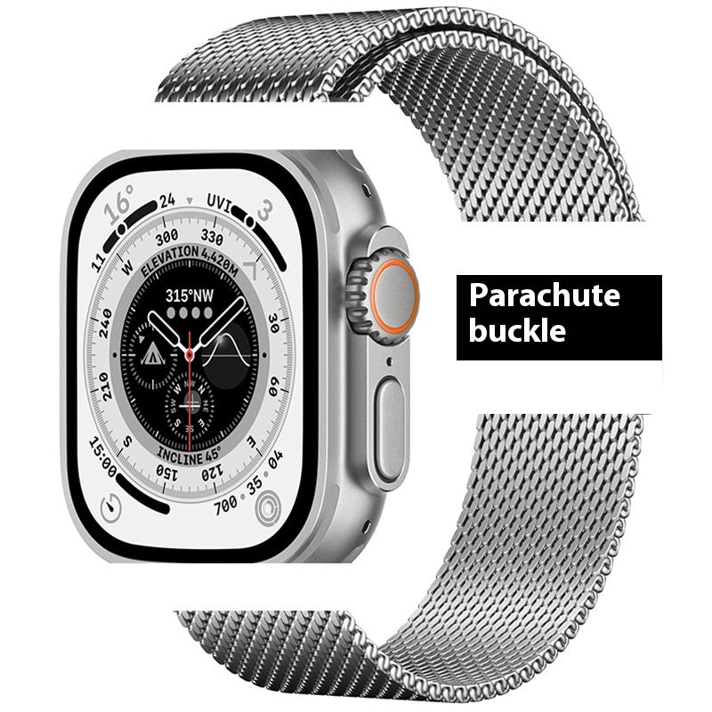 Bracelet de ceinture en acier parachute