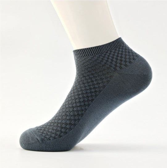 Chaussettes mi-calf escamotables et respirantes pour hommes