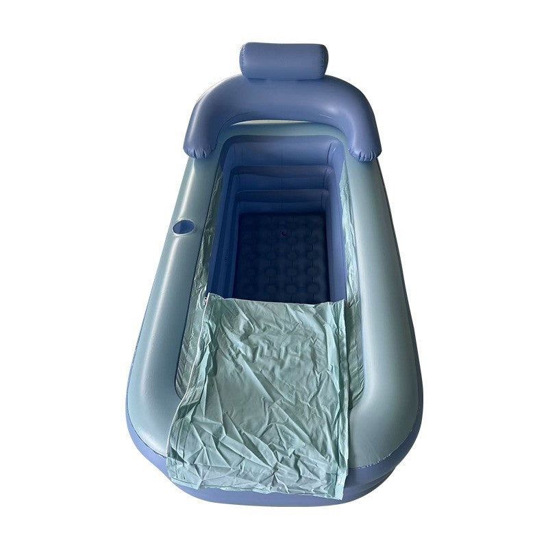 Baignoire gonflable résistant à l'usure intérieure pliable en plastique