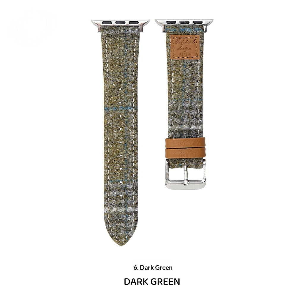 Bracelet créatif automnehiver Woolen Heat-transfer Montres en cuir