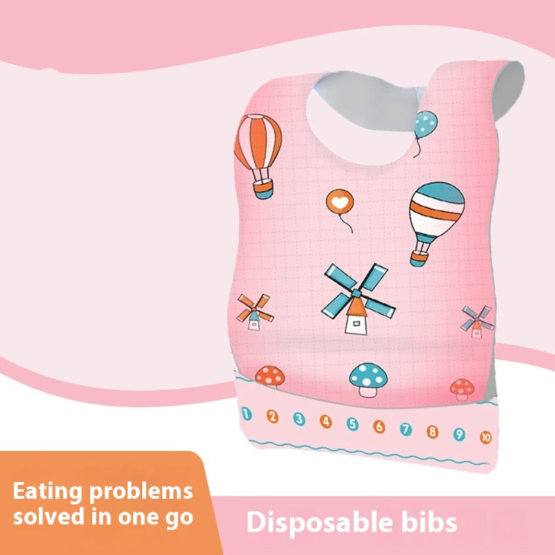 Bébé jetable Bib Emballage indépendant Serviette Salive