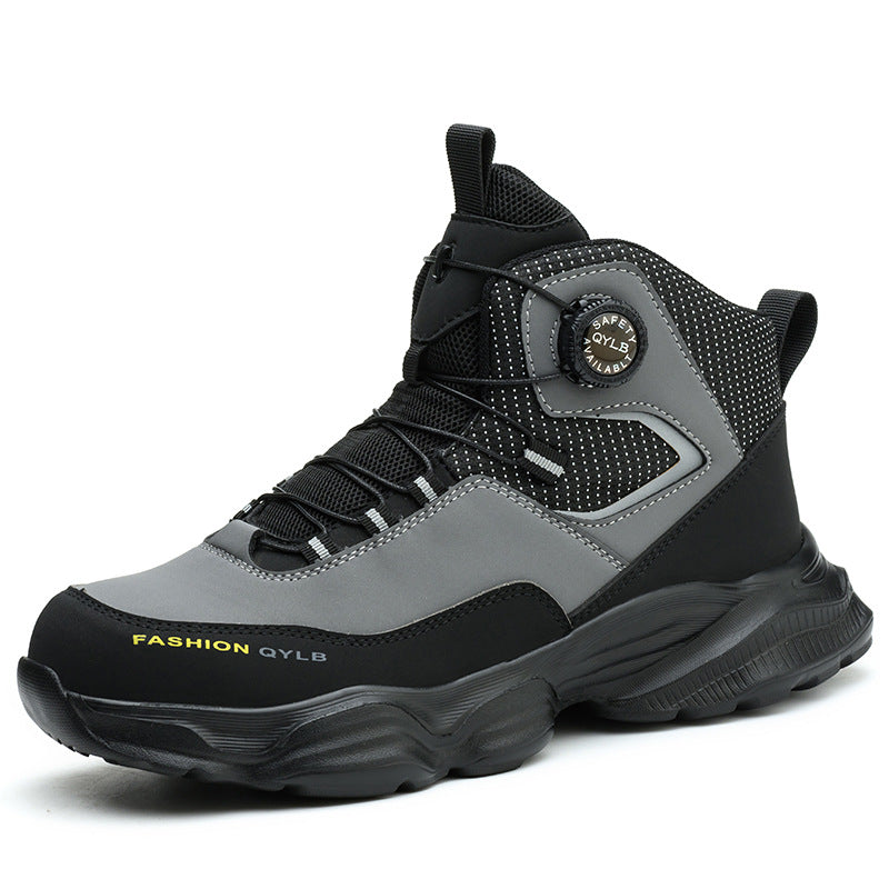 Confortable Chaussures de sécurité durables avec une boucle rotative à libération rapide