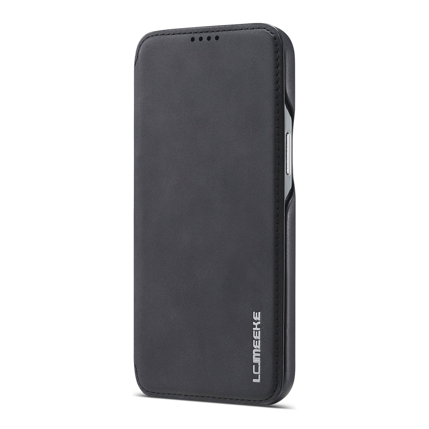 Minimalist Solid Color Flip style boîtier en cuir de téléphone