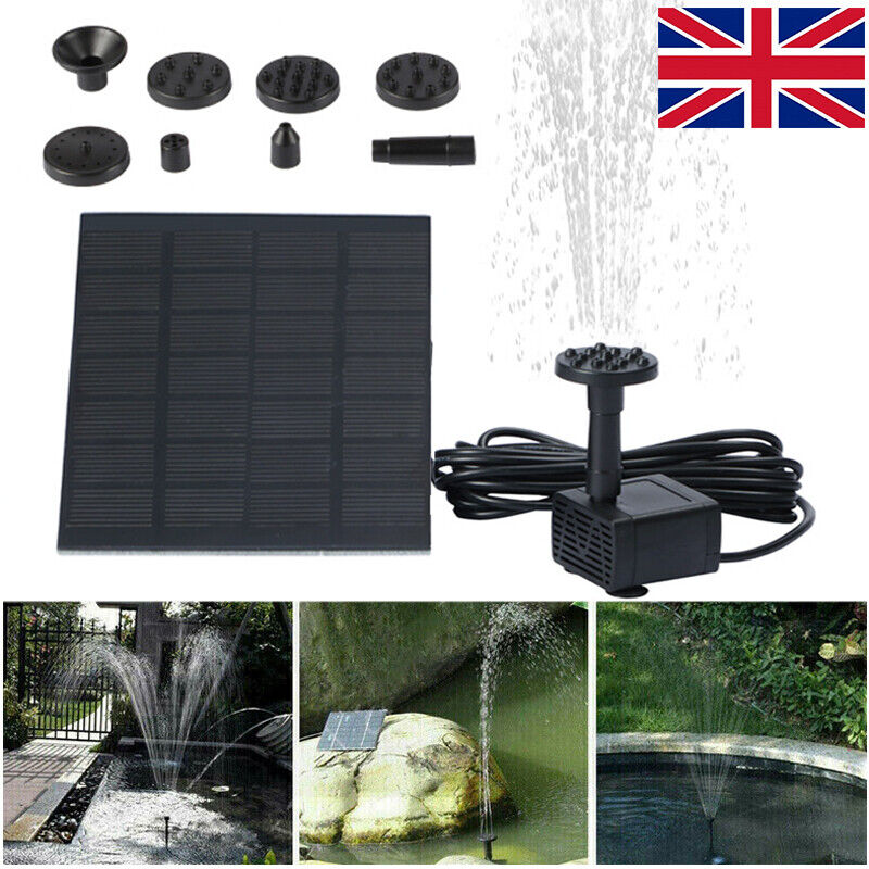 Panneau solaire Caractéristiques de l'eau Jardin Piscine Pond Poisson Fontaine de l'aquarium