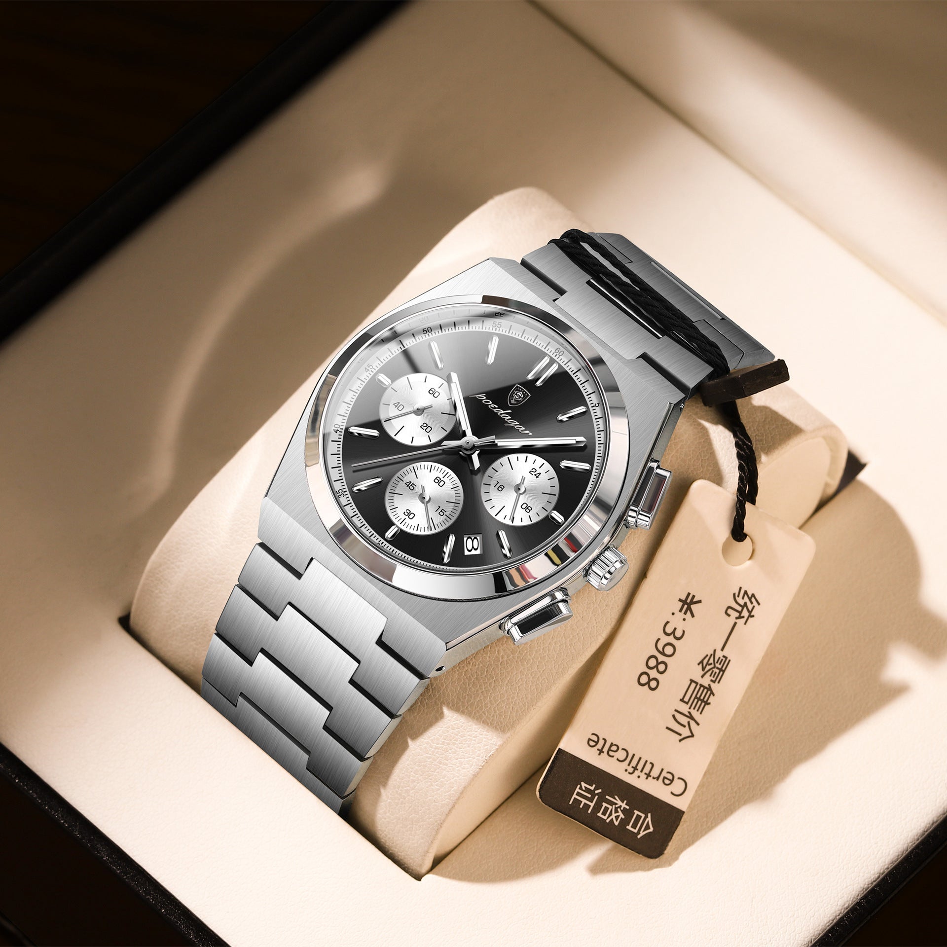Homme Imperméable Multifonctionnel Lumineux Montre ultra-mince