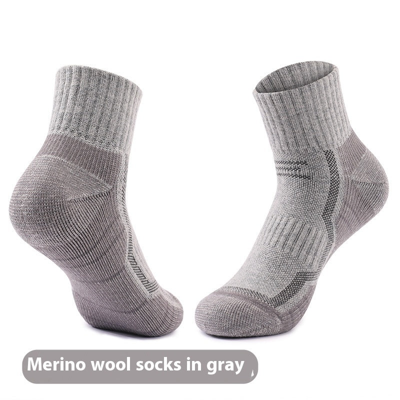 Chaussettes en laine respirantes antidérapantes pour homme résistant à l'usure