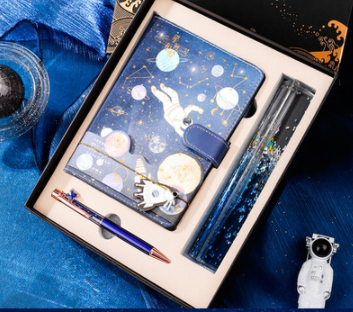 Galaxy Dream Coloriage de page Notebook mignon dessin animé Astronaute