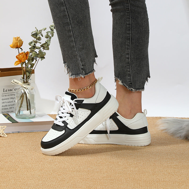 Ins European and American Fashion Platform Couple Soft Bottom Confortable Board Shoes Ca
