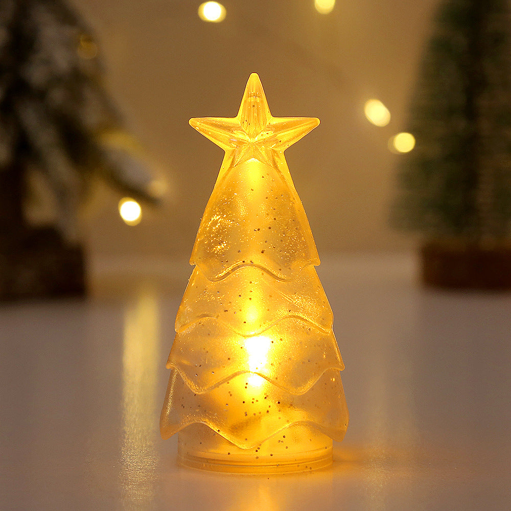 LED Bougie électronique lumières Arbre de Noël Décorations KTV Party Atmosphere Crystal Night