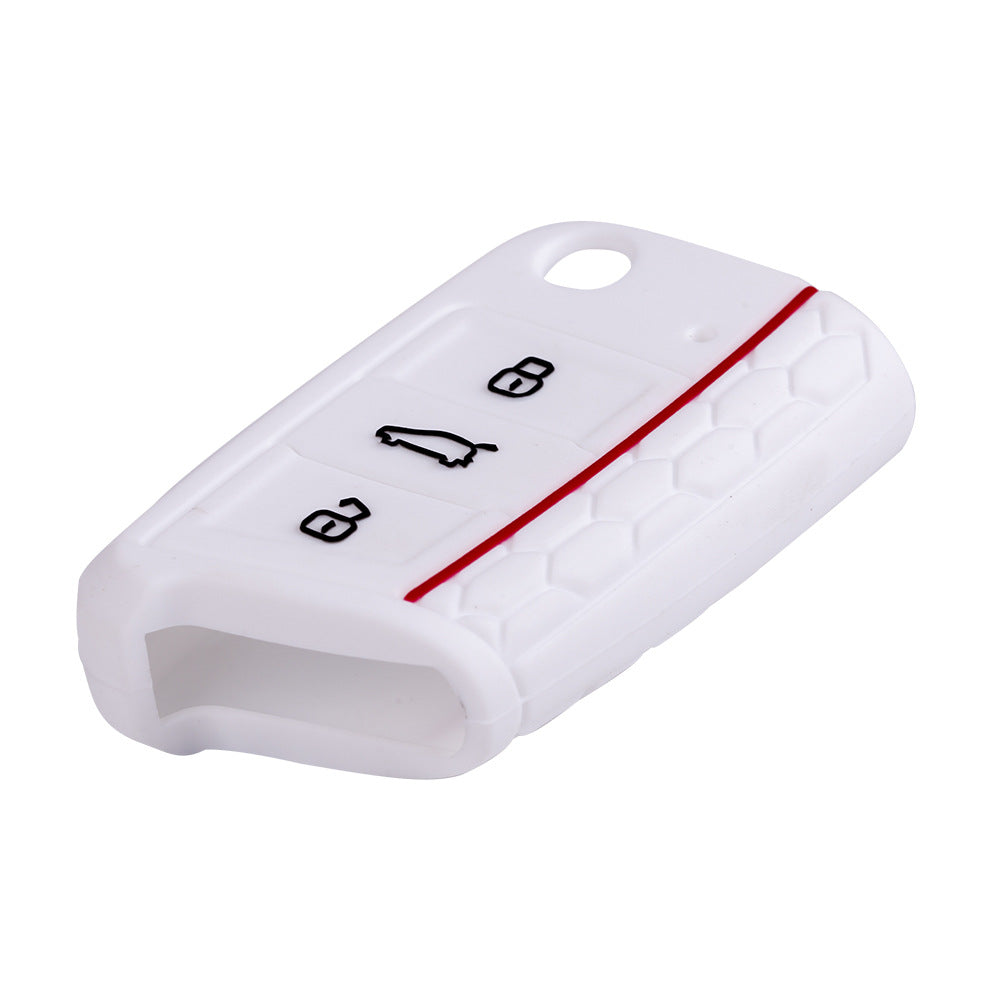 Marque couleur Silicone cas clé voiture cas clé