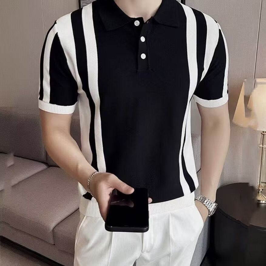 Été Arrivée Hommes maille manches courtes Chemise