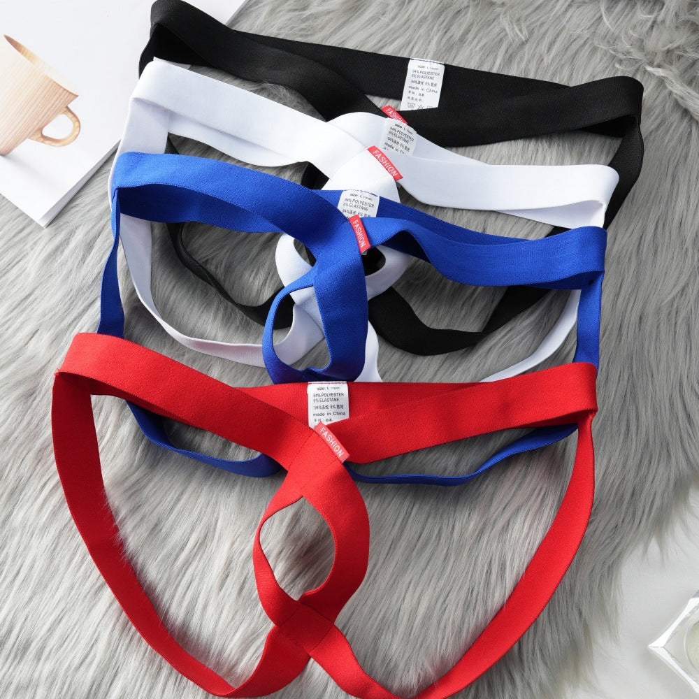 Hommes Sexy Hollowed-out slips personnalisés Stylish T-back Thongs élégants pour un bold moderne