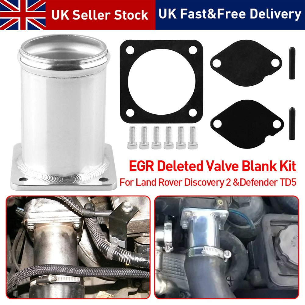 EGR Deleted Valve Blank Kit pour Land Rover Defender & Discovery 2 Moteur TD5