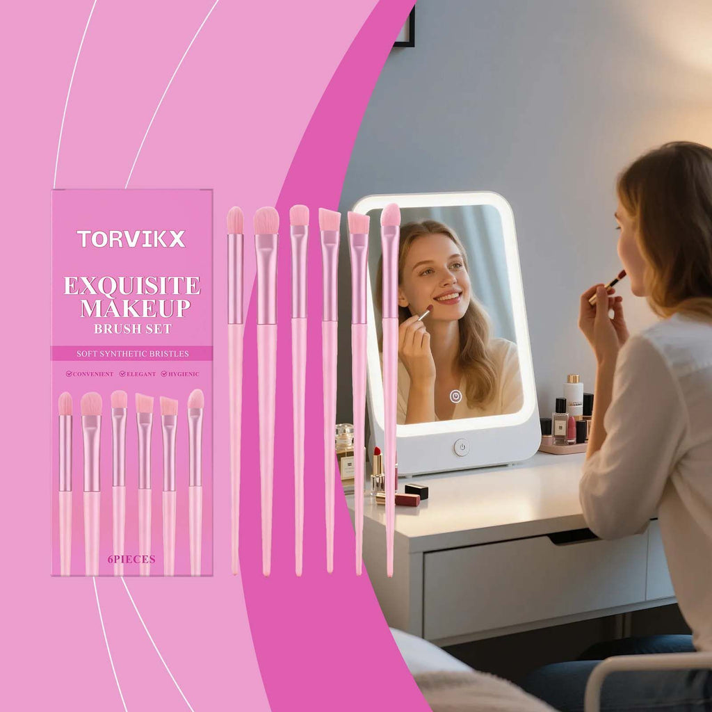 Set de brosse de maquillage 6 pièces TORVIKX