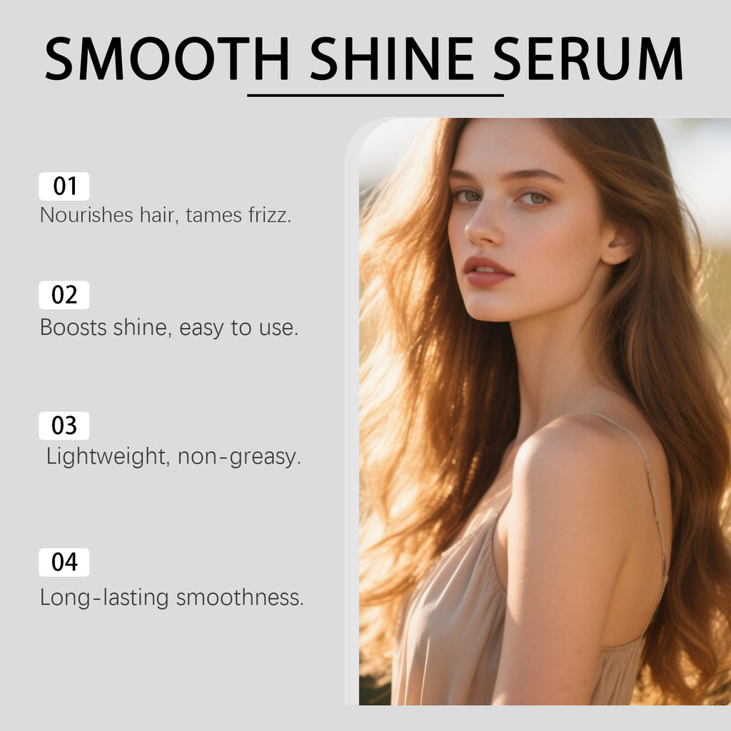 Smoothing Cheveux Nourriture Spray Sérum laisse les cheveux doux lisse et léger Nourriture Friz sec