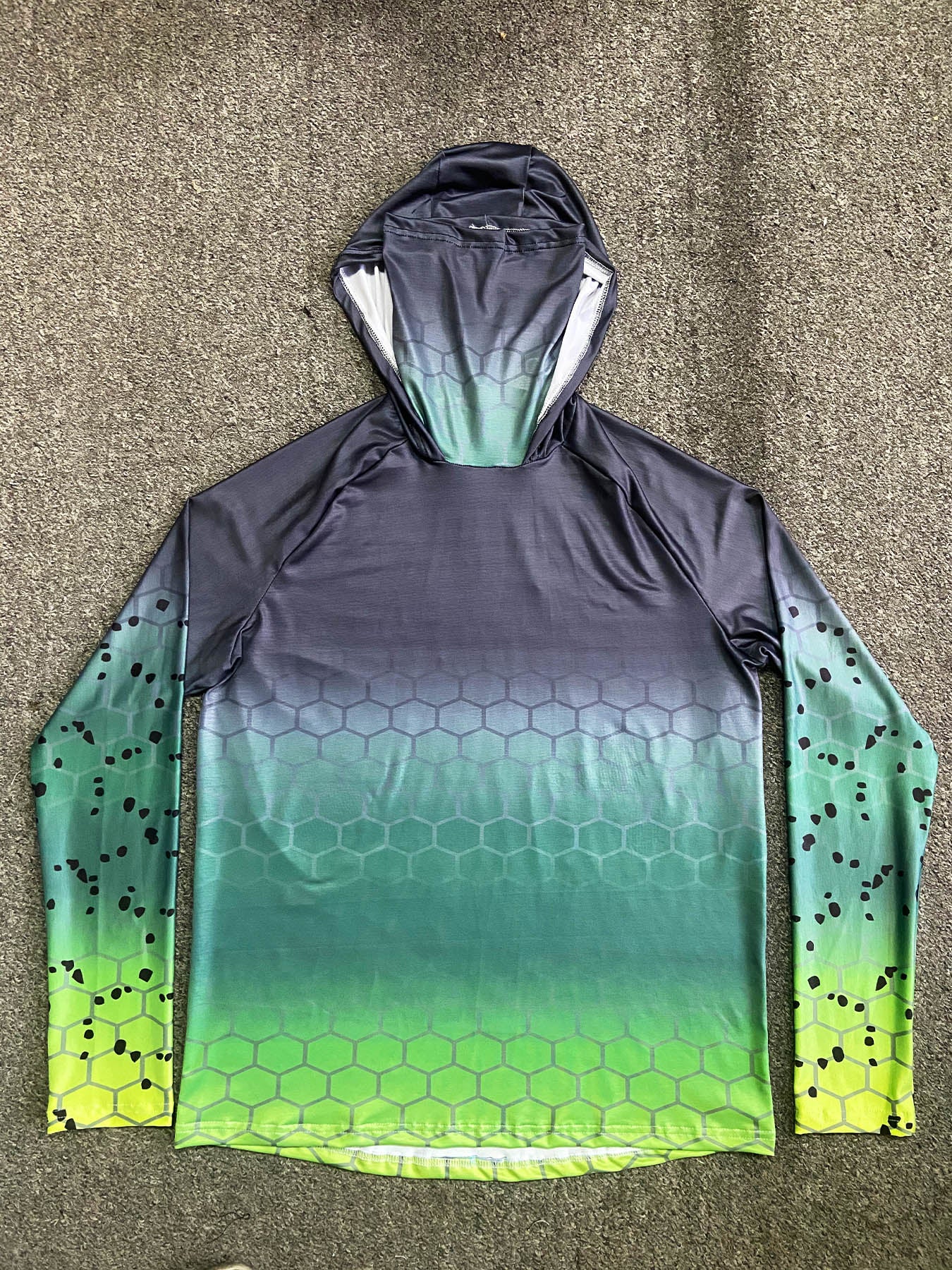 Pêche Hoodie voile chemise Surf couverture visage cou été hommes longue manches chasse Jersey