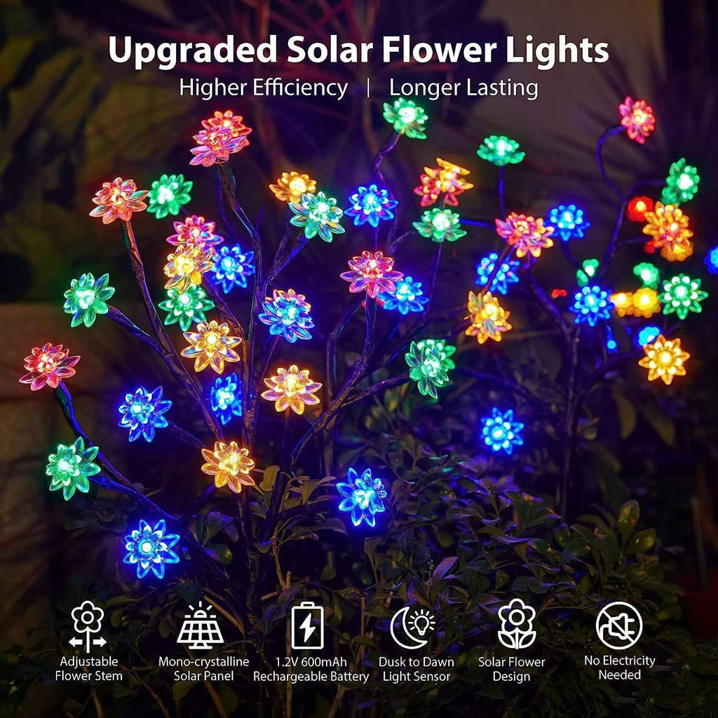 Extérieur Cour Solar LED Jardin Lampe au sol