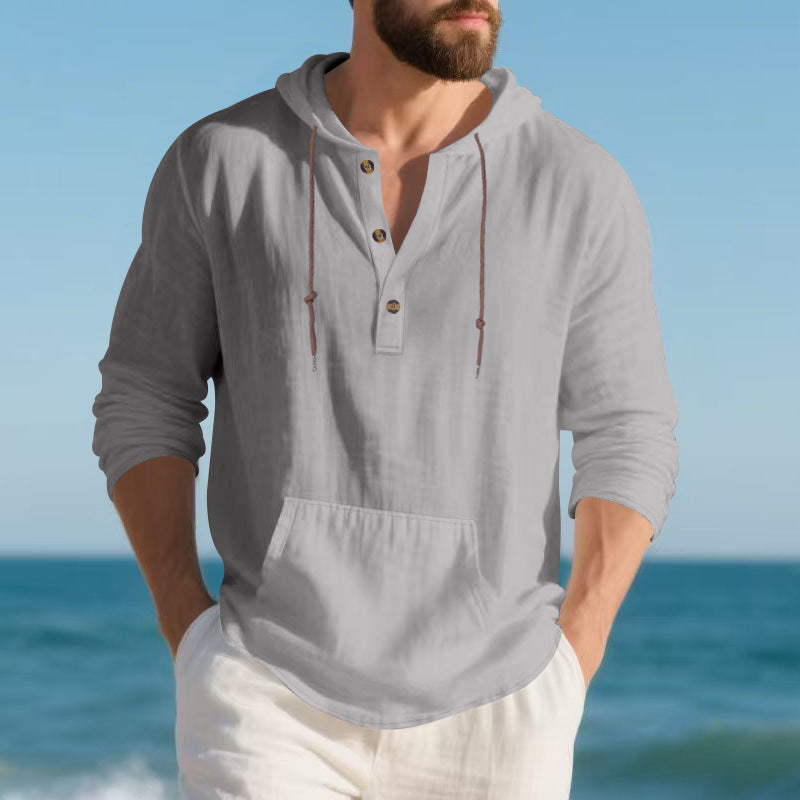 T-shirt à manches longues pour hommes
