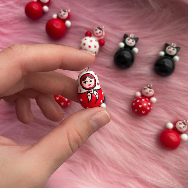 European and American-style Little Doll Pendentif mignon et polyvalent