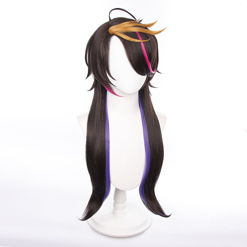 ShuYamino Cos Perruque Faits saillants Long Trailing Hair
