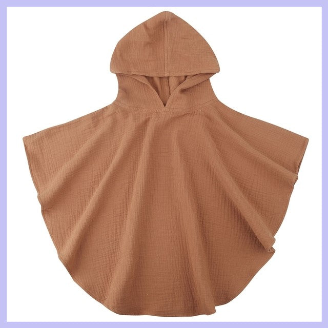 Douce coton bébé serviette à capuche Serviette de bain pour les garçons filles bain