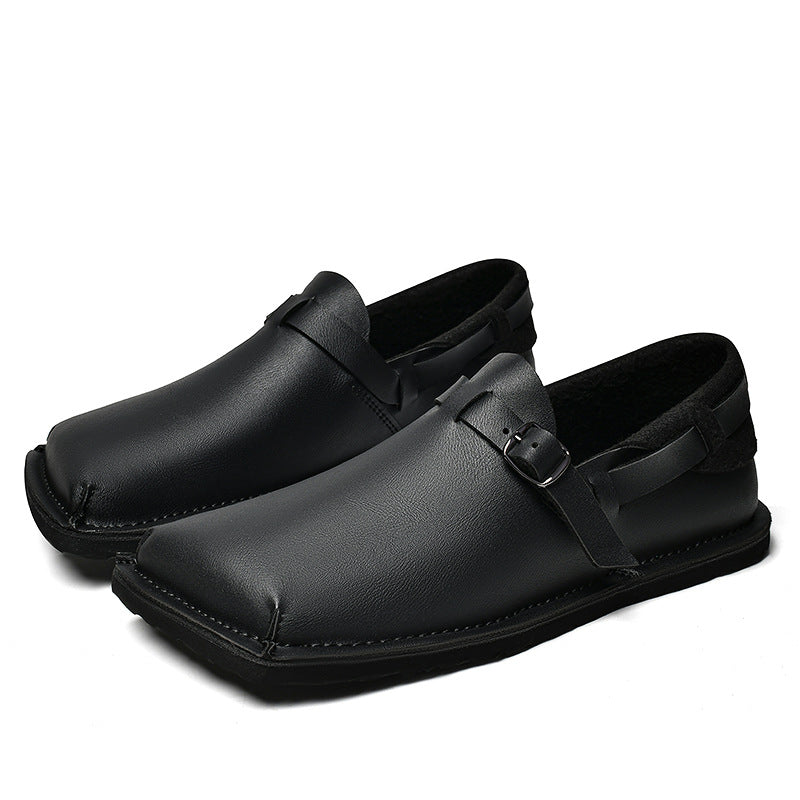 Grande taille Soft-soled Soft-cuir Fashionable Hommes Chaussures en cuir
