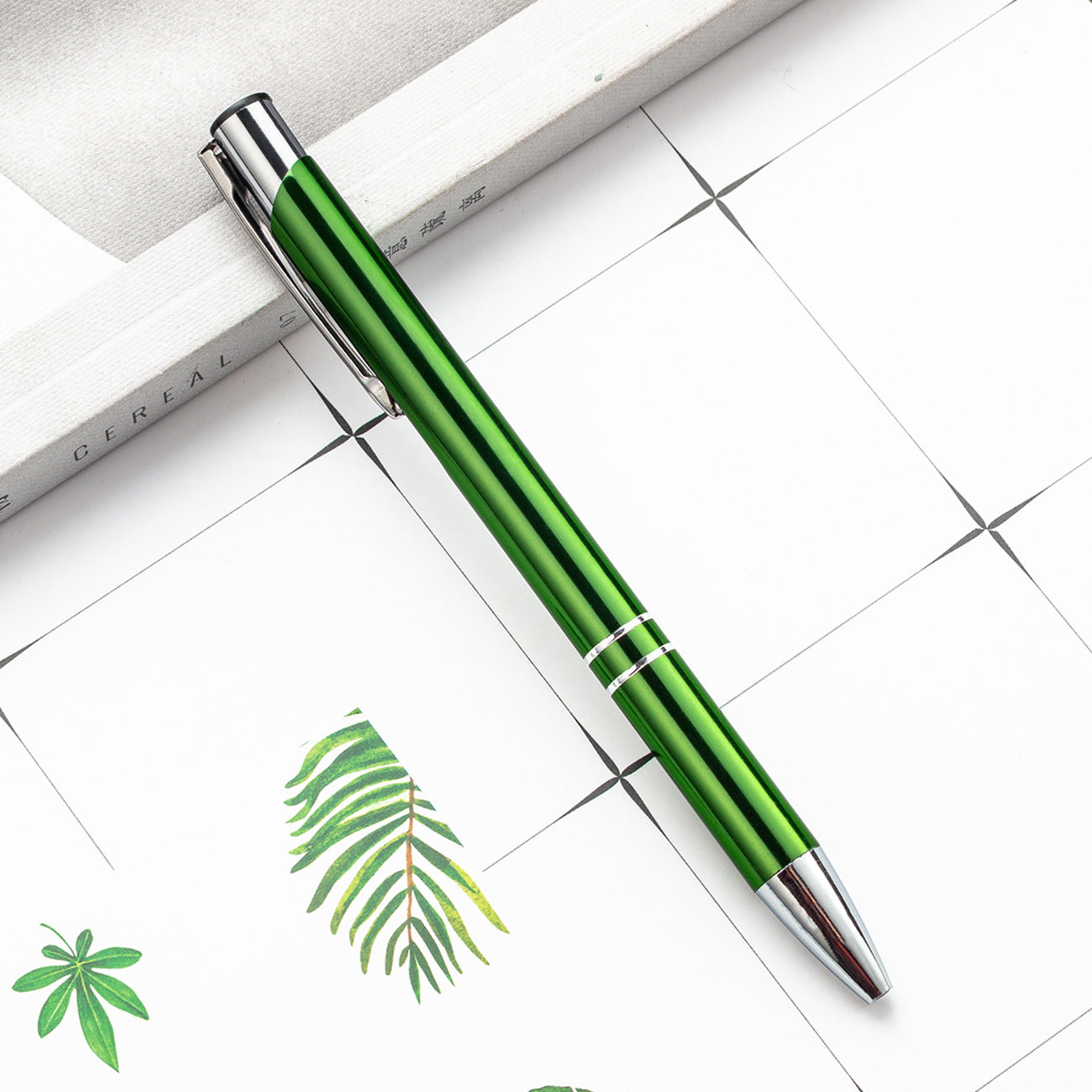 Stylo à bille en métal presse en aluminium