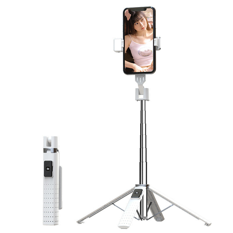 Tetrapod Bluetooth Selfie Stick Mobile Phone Double Fill Light