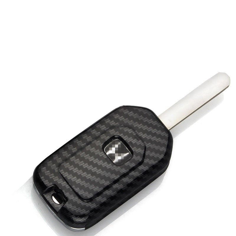 Fibre carbone voiture clé couverture voiture coque boucle