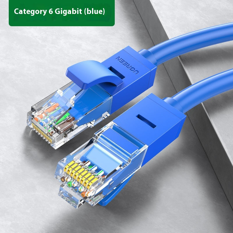 Réseau vert câble ménage Gigabit Super Six